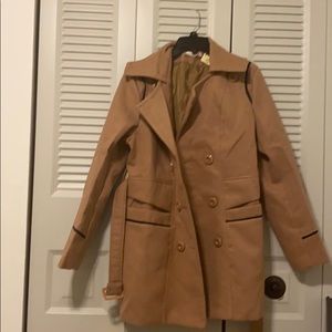 Tan Peacoat